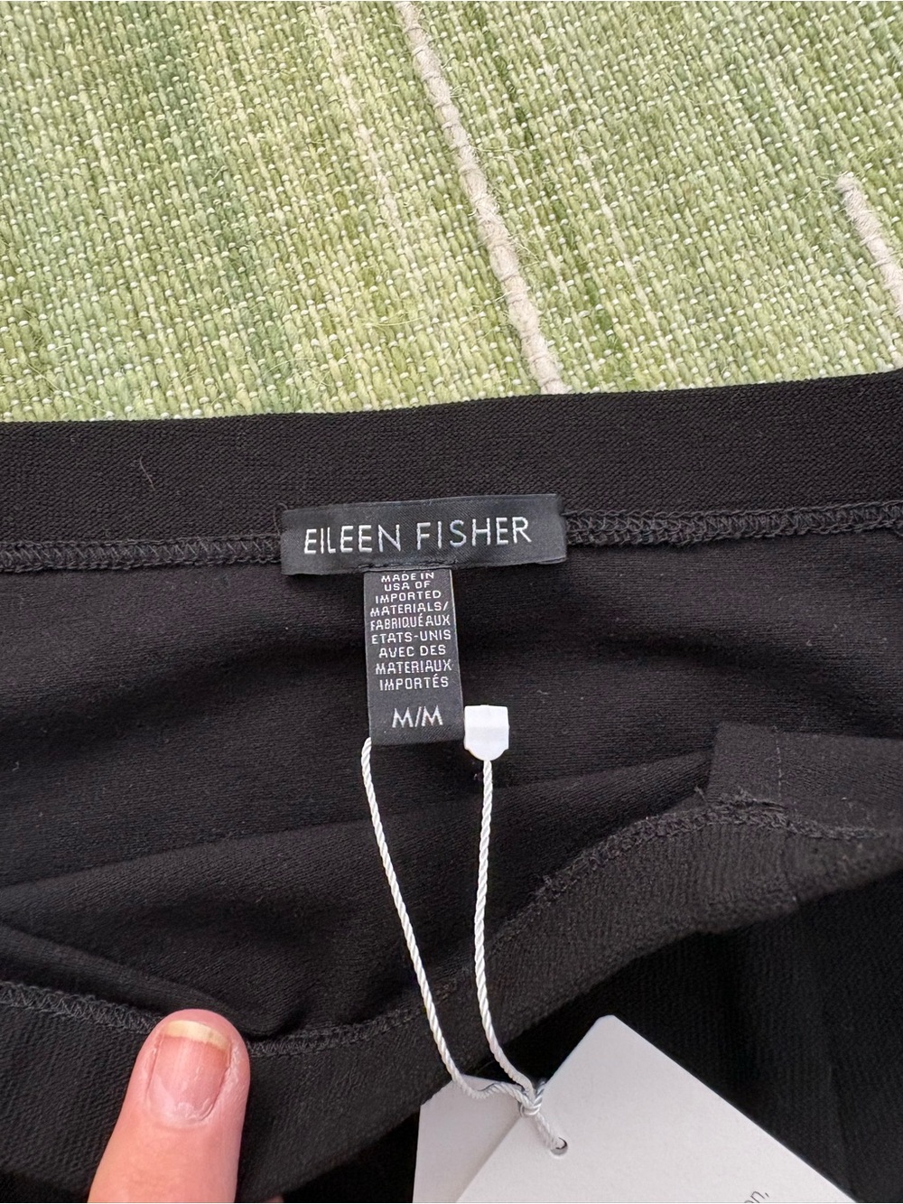 EILEEN FISHER Women's Black Pencil Skirt - M/M